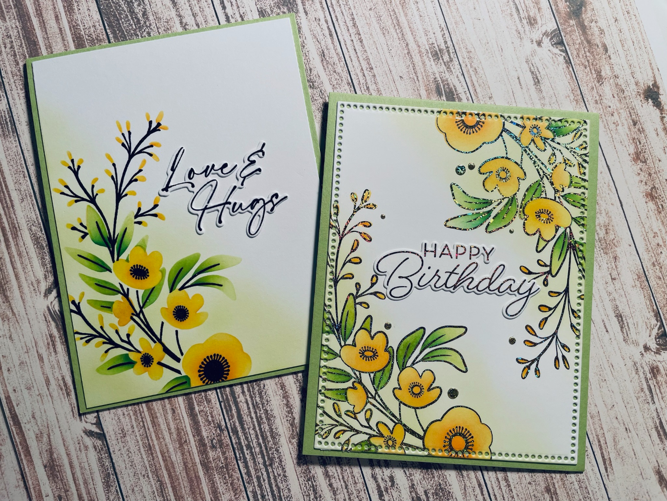 woodland blooms -- yellow and green — photo 1 of 4