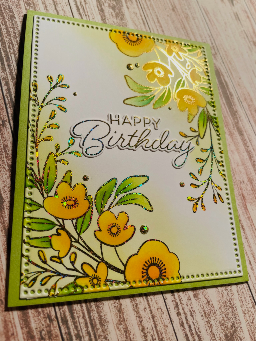 woodland blooms -- yellow and green — photo 3 of 4