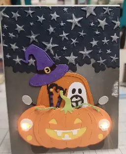 Light up boo mobile