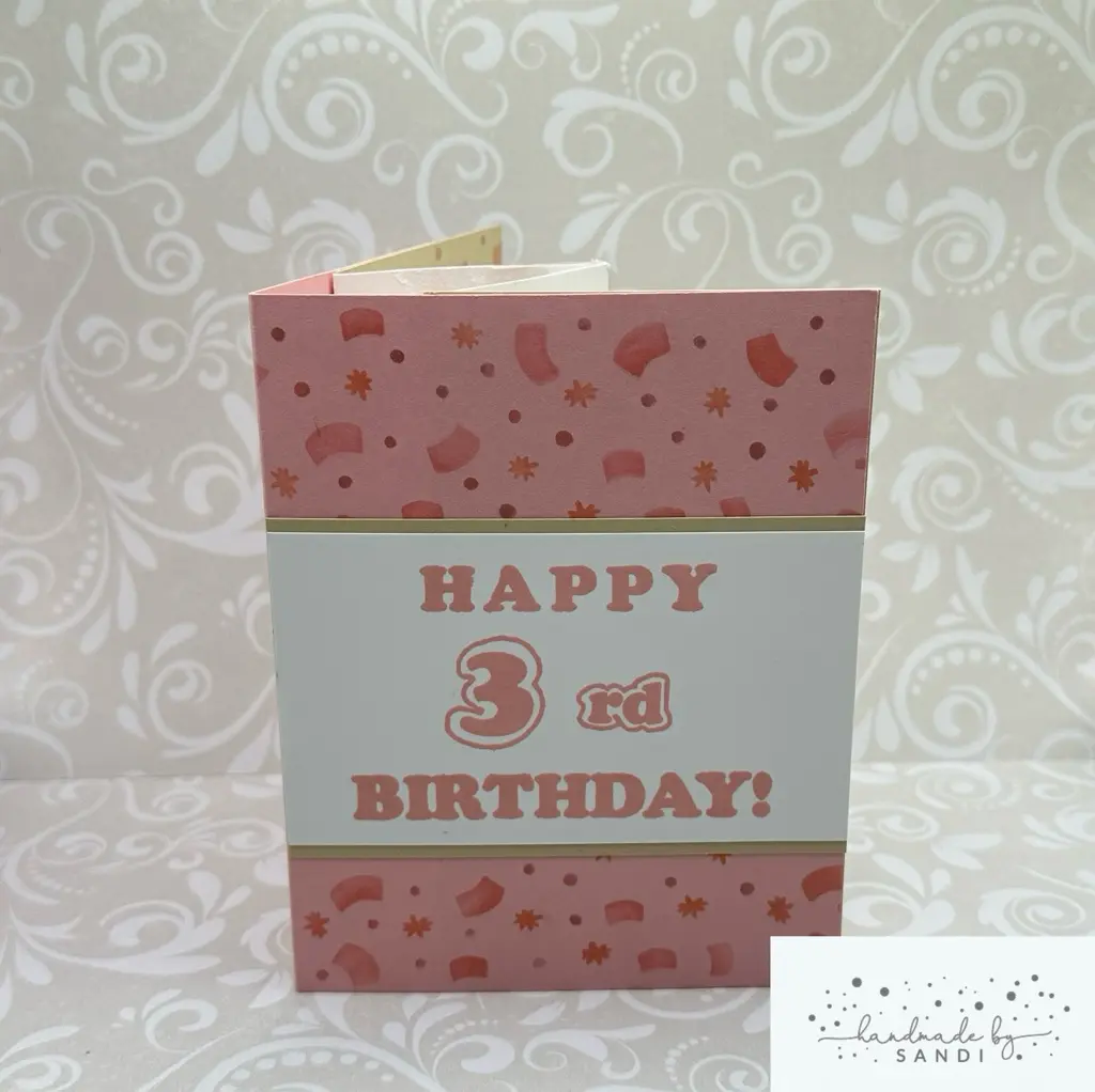 Happy 3rd Birthday Spinner Card — photo 1 of 2