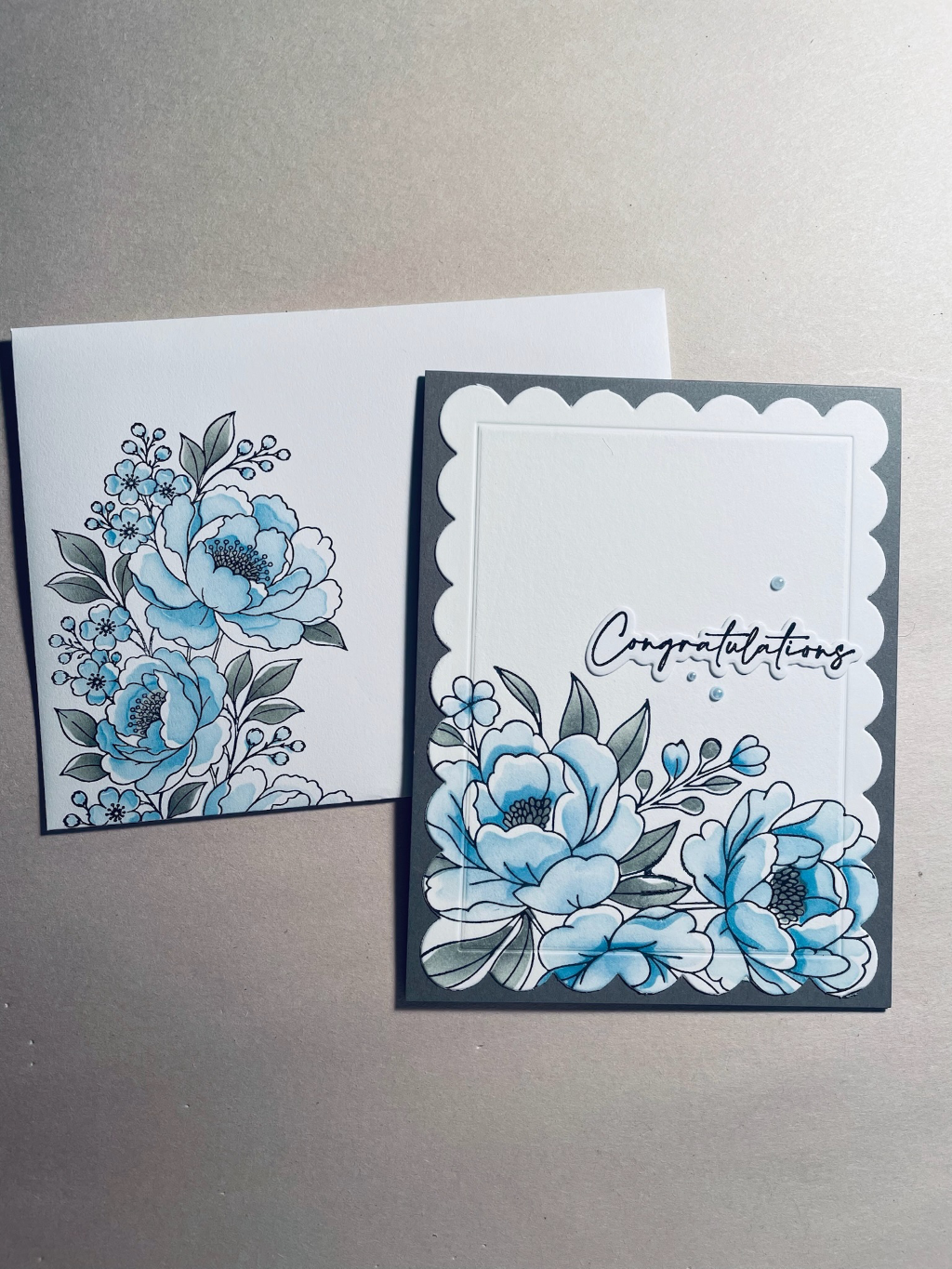 Peonies blue/gray — photo 1 of 2