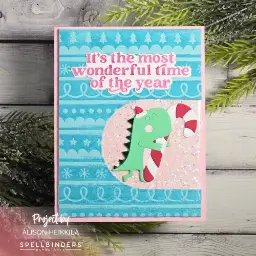 Candy Cane Dash Shaker Card — photo 1 of 3