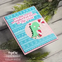 Candy Cane Dash Shaker Card — photo 2 of 3