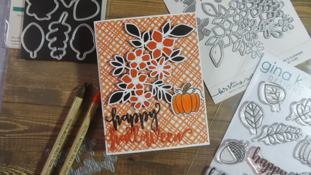 Unexpected Halloween Card Idea Using Flower Dies — photo 1 of 4