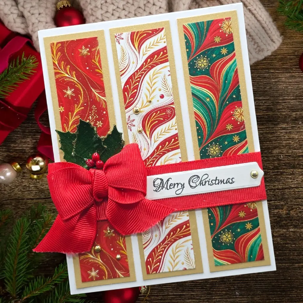 Festive paper card — photo 1 of 1