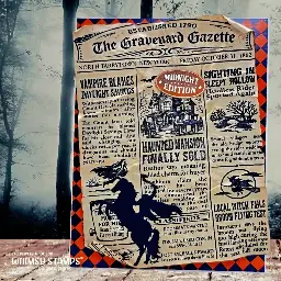 Graveyard Gazette card