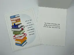 stacked books