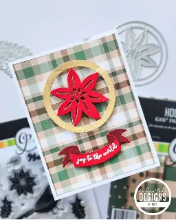 Jill Poinsettia Silhouette Die