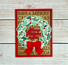 Wreath with red bow — photo 1 of 2