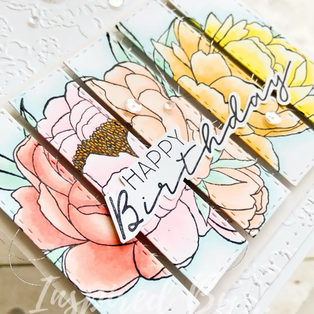 Happy Birthday- Peony Panels — photo 1 of 3
