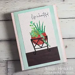 Life is Beautiful Succulent Card — photo 3 of 3