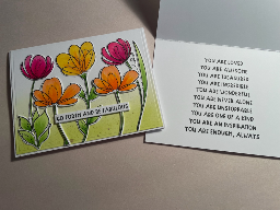 elegant flowers shaker cards — photo 5 of 5