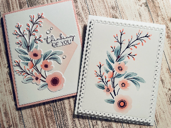 woodland blooms -- brown, blue and peach 2 — photo 1 of 4