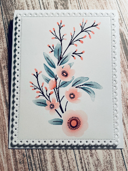 woodland blooms -- brown, blue and peach 2 — photo 4 of 4