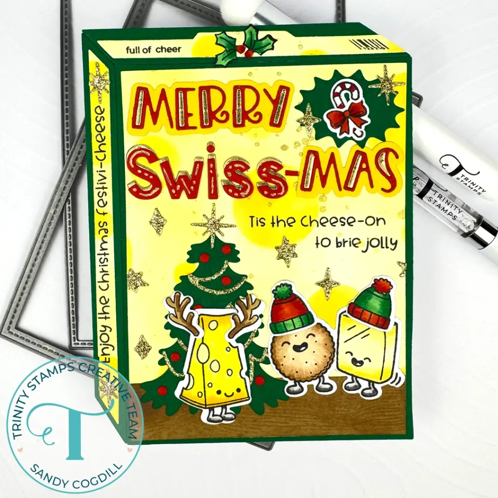 Festivi-Cheese Pantry Box Christmas Card — photo 1 of 1