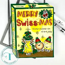 Festivi-Cheese Pantry Box Christmas Card