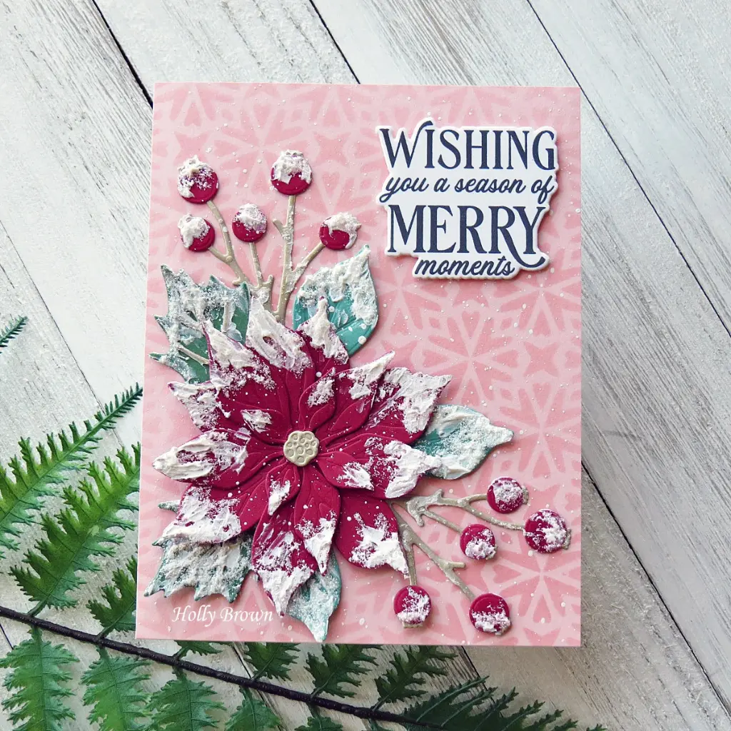 Snowy Poinsettia Christmas — photo 1 of 1