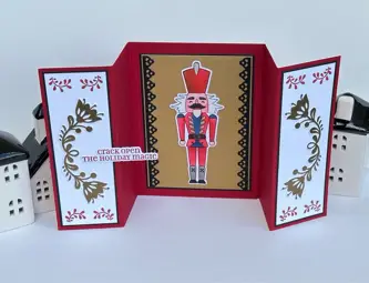 Red and gold gate-fold — photo 2 of 2