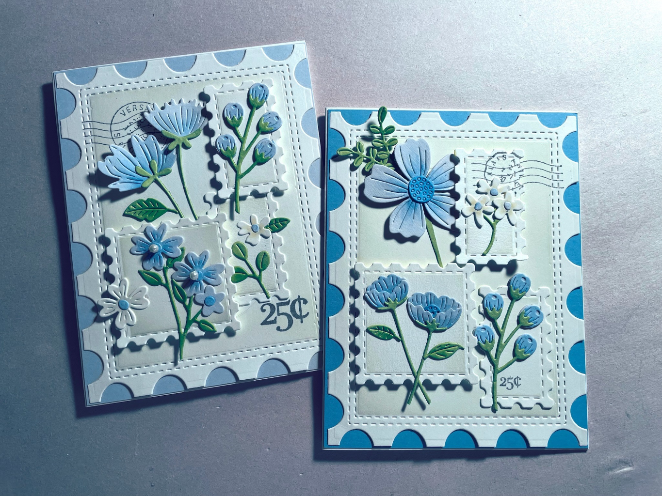 postage -- blue and ivory — photo 1 of 1