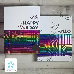 Prismatic Rainbow Cards