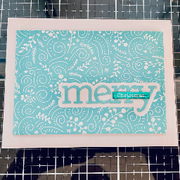 Photoplay holiday swirls Christmas card