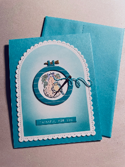 embroidery (using up unloved art!) — photo 1 of 16