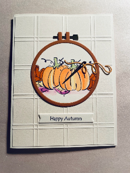 embroidery (using up unloved art!) — photo 15 of 16