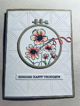 embroidery (using up unloved art!) — photo 16 of 16