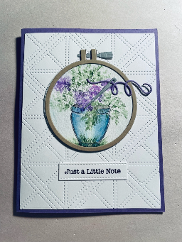 embroidery (using up unloved art!) — photo 7 of 16