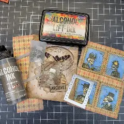 Creating Negatives with Alcohol Ink