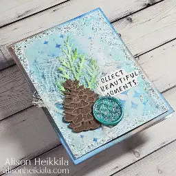 Mixed Media Pinecone Card — photo 2 of 3