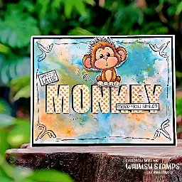 Monkey Smiles card