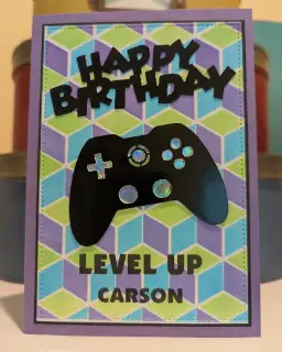 BD Level Up Birthday Card