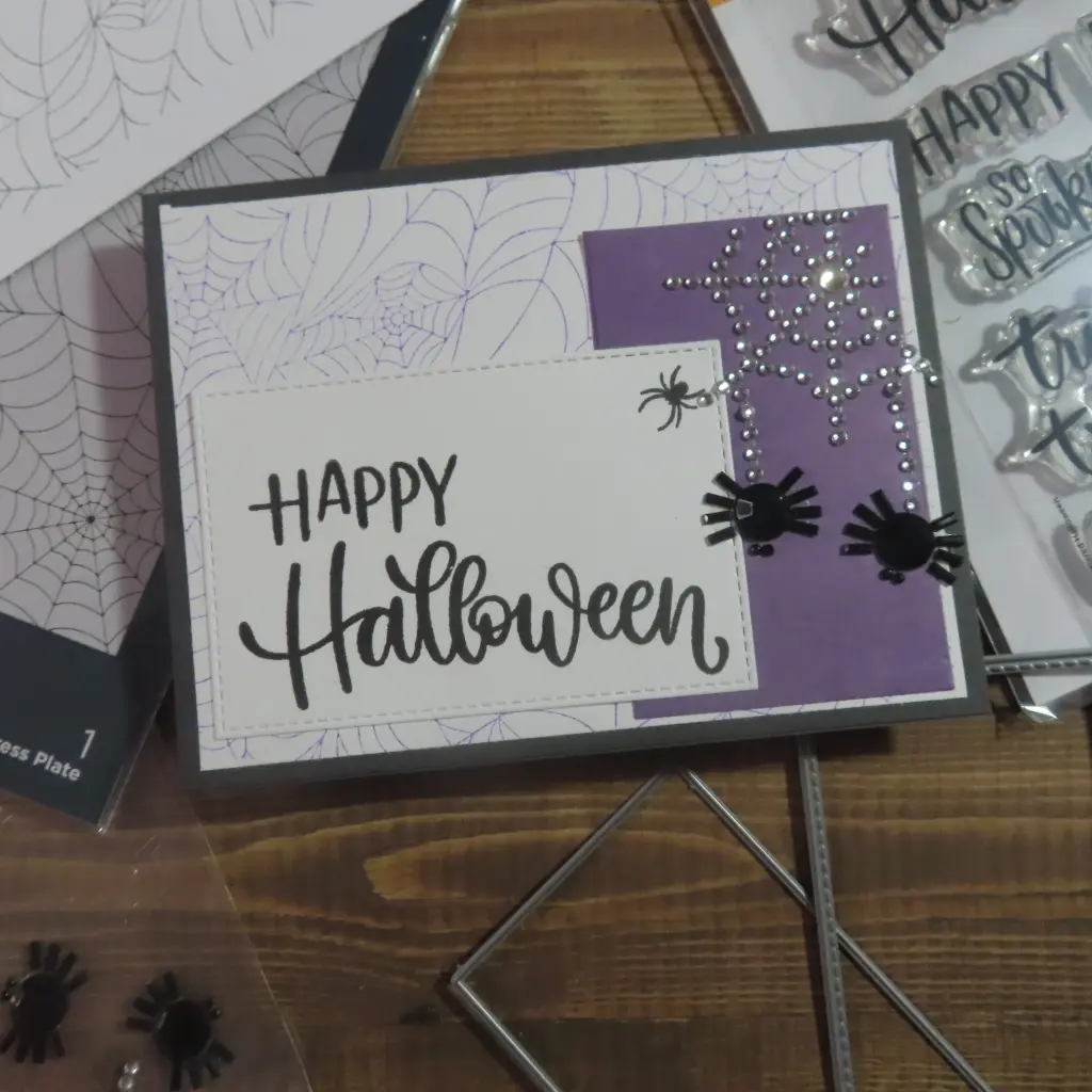 Spooky Spider Halloween Card Inspiration — photo 1 of 2