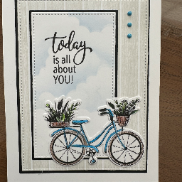 Birthday Bicycle Card