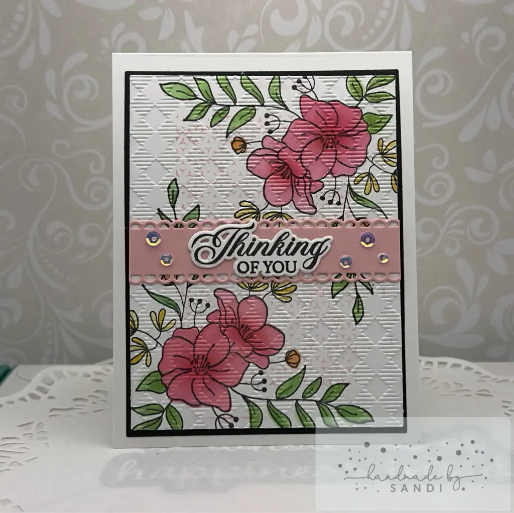 Peaceful Petals embossed — photo 1 of 1