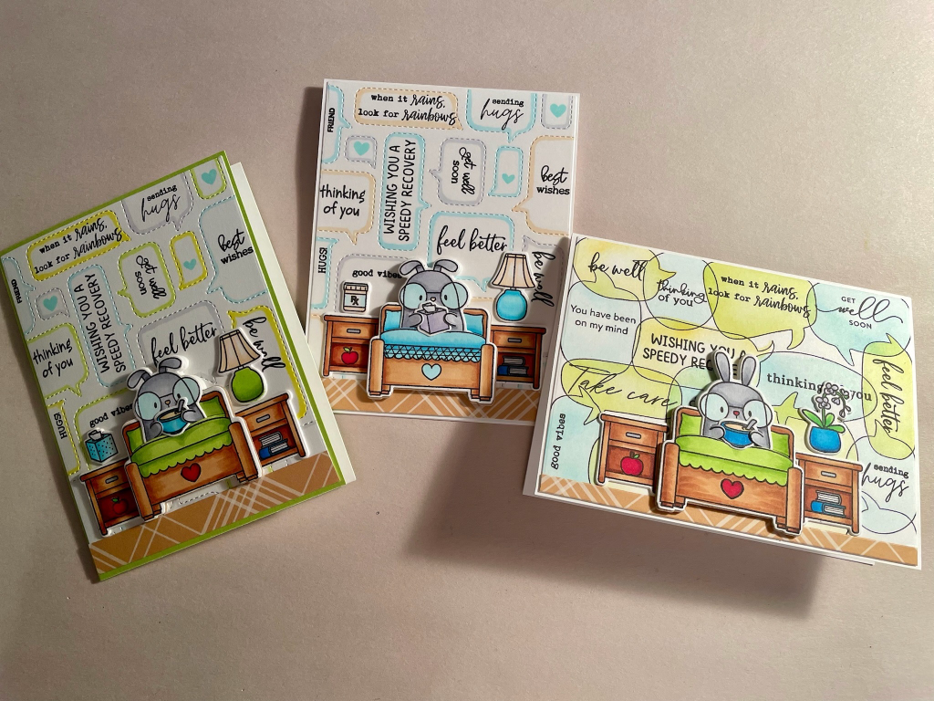 speech bubble get well cards — photo 1 of 1