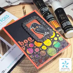 Creepy Halloween Card Using Deco Foil 2 Ways — photo 2 of 3