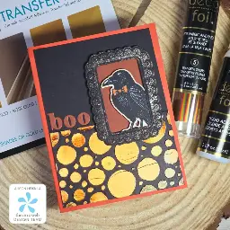Creepy Halloween Card Using Deco Foil 2 Ways — photo 3 of 3