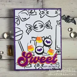 Sweet Halloween Candy Card — photo 1 of 3