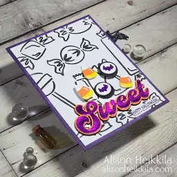 Sweet Halloween Candy Card — photo 2 of 3