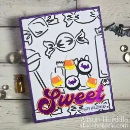 Sweet Halloween Candy Card — photo 3 of 3