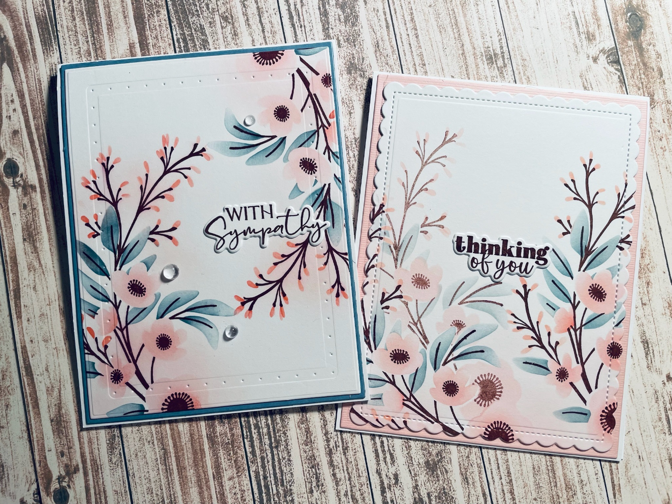woodland blooms - brown, blue and peach 1 — photo 1 of 3