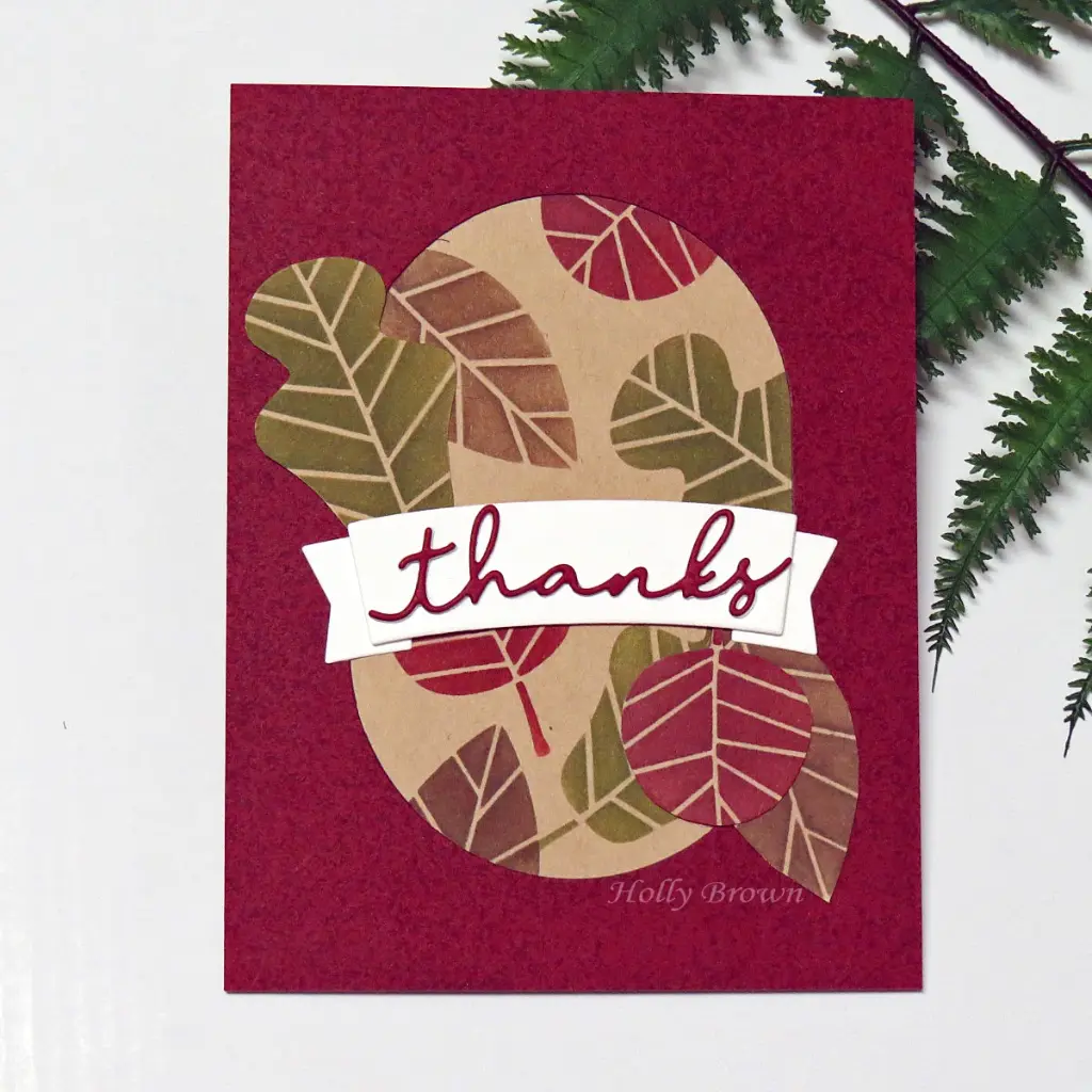 Simple Leaves Thanks — photo 1 of 1