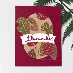 Simple Leaves Thanks