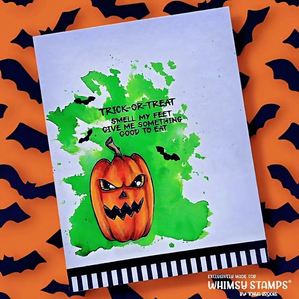 CAS Jack-o-lantern card — photo 1 of 1