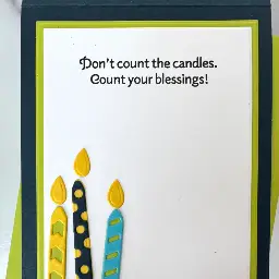 Masculine Birthday Paper Piecing — photo 2 of 2