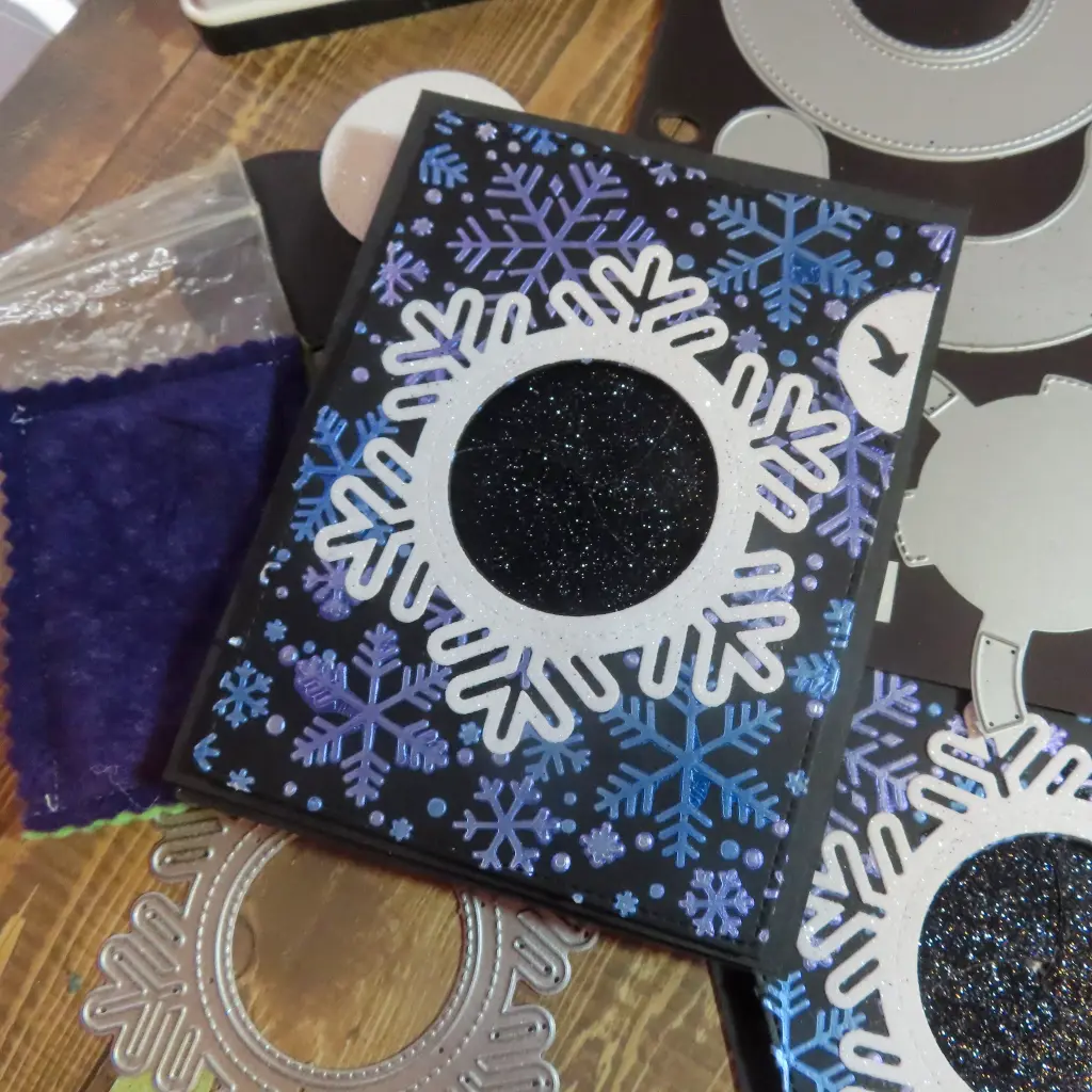 Snowflake Magic Iris Card — photo 1 of 2