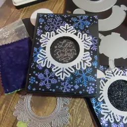 Snowflake Magic Iris Card — photo 2 of 2